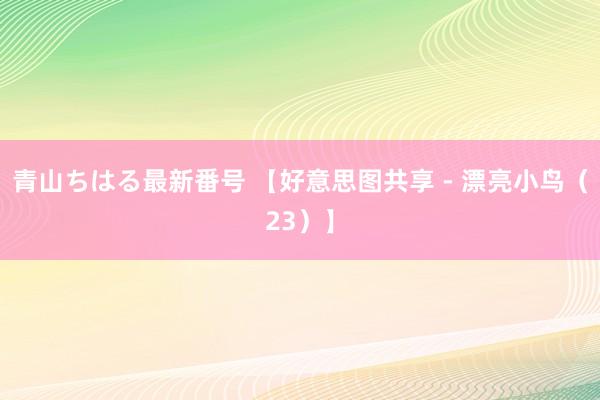 青山ちはる最新番号 【好意思图共享 - 漂亮小鸟（23）】