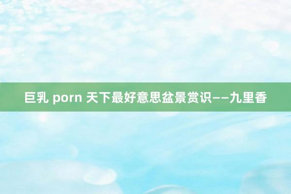 巨乳 porn 天下最好意思盆景赏识——九里香